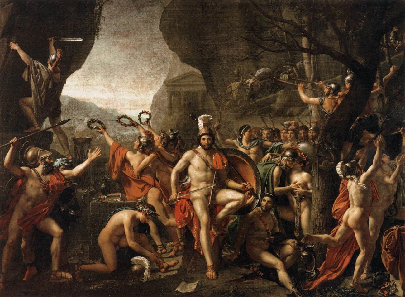 Leonida alle Termopili - Musée du Louvre, Paris